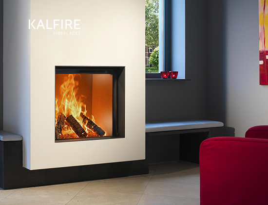 kalfire荷兰燃木壁炉正面观火系列